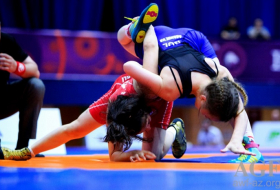 Azerbaijani junior wrestler won silver medal at European Championship